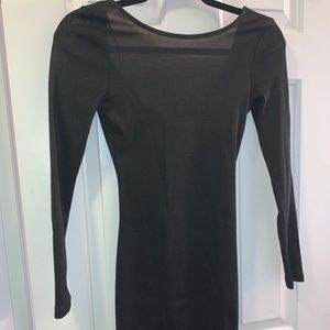 Fire black sexy dress